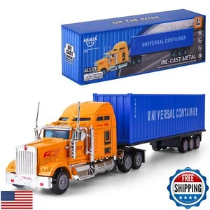 AIUAZA 1/65 Truck Model, Detachable Cargo Container, Children's Toy, Alloy Se - Picture 1 of 5