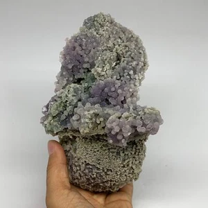 3.57 lbs, 6.7"x4"x5.5", Rough Grape Agate Crystal Mineral Specimens,B32630 - Picture 1 of 13