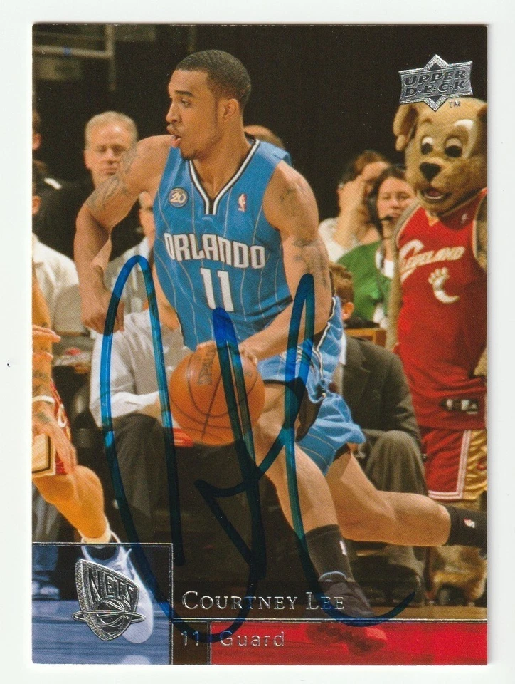 Courtney Lee Signed 2009-10 Upper Deck Card #141 Auto Nets Magic Autograph COA - Image 1 of 1