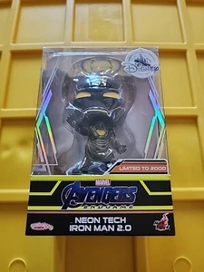 Iron Man Neon Tech 2.0 Cosbaby Disney D23 2019 Limited 2000 - Picture 1 of 3