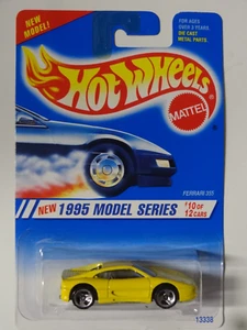 HOT WHEELS #350 - YELLOW - FERRARI 355 -  1995 FIRST EDITION - 3SP - Picture 1 of 1