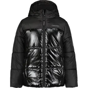 Calvin Klein Heavy Weight Hooded Puffer Jacket Youth Size XL - Picture 1 of 12