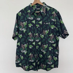 Camisa Middle Of Beyond Para Hombres XL Pie Grande AOP Abotonada Manga Corta MOB - Imagen 1 de 10