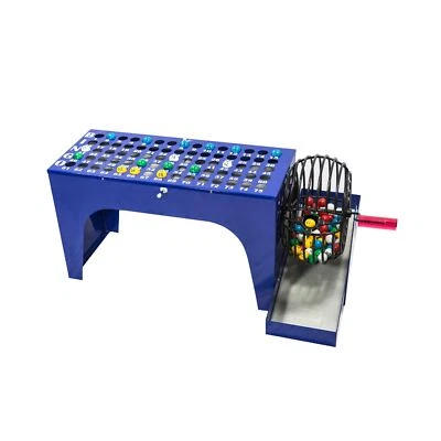 MR CHIPS Bingo Game Deluxe - Bingo Game Set with Cage, 7/8 Inch Bingo Balls a... - Image 1 of 4