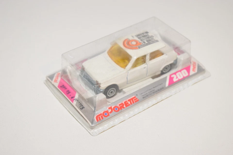 A44 1:55 MAJORETTE 257 280 RENAULT R 5 4 PORTE BIANCO 1° CONVENTION CIRCLES MIB - Immagine 1 di 4