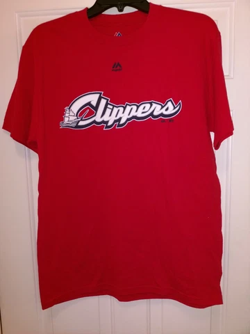 Minor League Baseball Columbus Clippers #11 T-shirt Men's Medium Red Cover