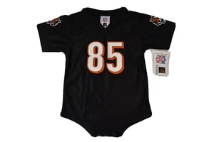 NFL Team Apparel Infant Cincinnati Bengals Chad Johnson Black Creeper Jersey NWT - Picture 1 of 5