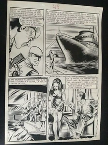 Jolie Planche originale Documents à vendre OSS 117 Aredit 1970 pl 49 - Picture 1 of 1