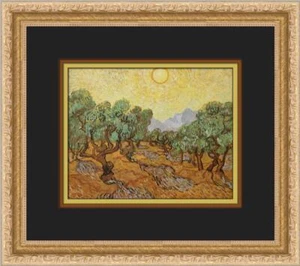 Vincent Van Gogh Olive Trees Custom Framed Print - Picture 1 of 2