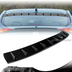 Ala alerón alerón techo trasero con aleta de tiburón negra brillante para Honda Civic 2016-2020 sedán 4P - Imagen 1 de 4
