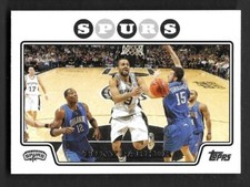 2008-09 Topps #9 Tony Parker San Antonio Spurs
