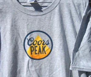 New (XL) COORS T Shirt Music Festival Concert Light Mountians Hiking camping - Picture 1 of 8