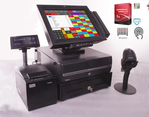 TOUCH KASSENSYSTEM Handel Laden Kiosk EXPRESSKASSE TSE READY KOMPLET + SCHULUNG - Bild 1 von 4