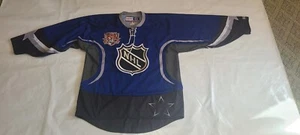 HERREN VINTAGE AIR KNIT CCM NHL 2002 LOS ANGELES ALL STAR TRIKOT BLAU LARGE - Bild 1 von 9