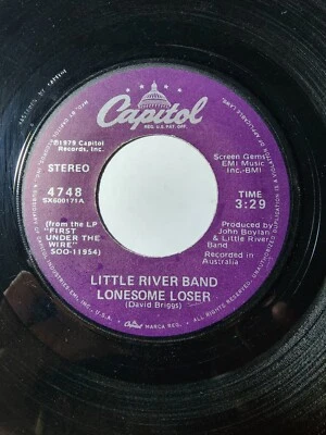 Little River Band - Lonesome Loser; Shut Down Turn Off - 45 RPM VG+ F9 - Image 1 of 2