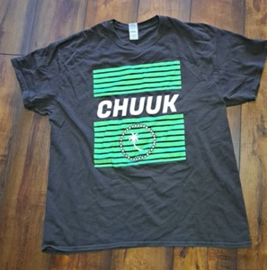 CHUUK Micronesia Proud Islander Brown Tee XL Islands Cotton - Picture 1 of 5