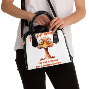 Silly Goose I'm Not Straange I'm Limited Edition Art Shoulder Handbag Purse Tote - Picture 1 of 5