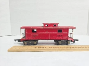 American Flyer Lines 484 O Gauge Prewar Tin Red Caboose - Picture 1 of 11
