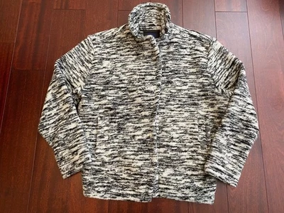 Chaqueta tejida jaspeada GapKids XL (12) - negra/blanca/gris - unisex Foto 1 de 4