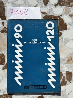 Libretto Uso e Manutenzione INNOCENTI MINI 90 e MINI 120 - 01/1975 - Originale - Immagine 1 di 4