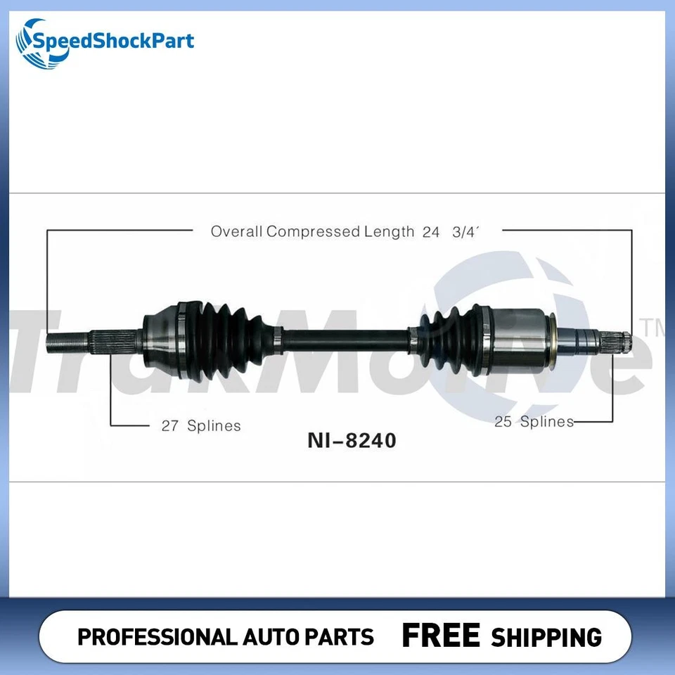Eje delantero derecho CV para Infiniti FX45 4,5 L 2003 2004 2005 2006 2007 2008 Foto 1 de 1
