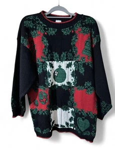Vintage Christmas Sweater Size L  - Picture 1 of 3