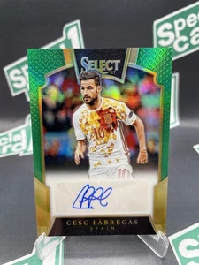 Panini Select 2016-17 Cesc Fabregas Autgraph 1/5 Green SSP SP Rare Spain - Picture 1 of 6