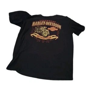 HARLEY DAVIDSON Motorcycles Double-sided Shirt Huntington Beach, CA XL - Picture 1 of 7