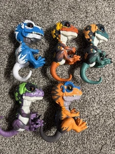 Dinosaurio interactivo Fingerlings Untamed 2017 2018 WowWee lote de 5 figuras dinosaurios - Imagen 1 de 6