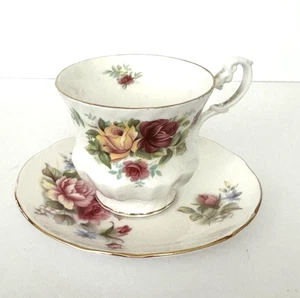 Hueso de duquesa/platillo de café de té fino de China y taza de primer ministro Inglaterra #527 - Imagen 1 de 8
