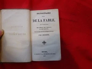 CHOMPRE (Pierre) - Dictionnaire abrégé de la fable - Picture 1 of 4
