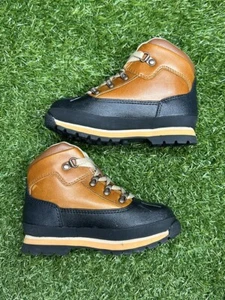 TIMBERLAND Euro Hiker Shell Toe Boot Toddler Brown leather - Picture 1 of 7