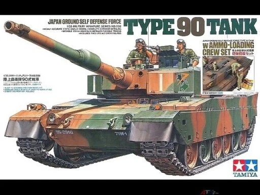Tamiya 89564 1/35 Carro Armato Type 90 Tank W/Ammo Loading Crew Set Nuovo - Immagine 1 di 1
