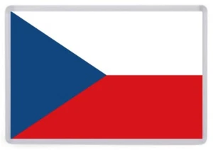 Czech Republic Flag Fridge Magnet. Europe - Picture 1 of 1