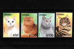 OPC 1999 Zambia Cats Set Sc#796-9 MNH 49711a - Picture 1 of 1