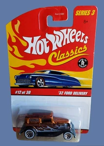 2007 Hot Wheels '32 FORD DELIVERY Spectraflame Orange Classics Serie 3 12/30 MOC - Picture 1 of 15