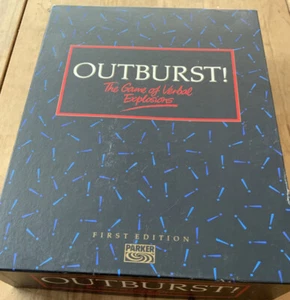 Vintage "Outburst" The game of Verbal Explosions by Parker. 1st Edition. 1988 - Picture 1 of 3