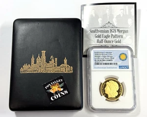 Smithsonian Collection 1878-2018 Proof Gold 1/2 oz Morgan's Design NGC PF70UC - Picture 1 of 6