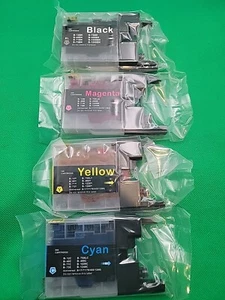 Brother Universal Ink Cartridges 4 Pk B-17/77/79/450/1280 (Blac, Cyan, Mag,Yell) - Picture 1 of 7