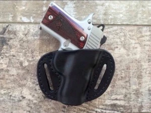 Kimber, SIG Sauer, Colt and Browning 380 1911 Concealment Leather Holster - Picture 1 of 5