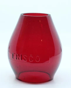 FRISCO Star Headlight Rochester New York Lantern with Cast Corning Red Globe - Picture 1 of 12