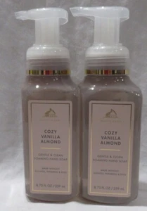 White Barn Bath & Body Works Gentle & Clean Hand Soap Set 2 COZY VANILLA ALMOND - Picture 1 of 4
