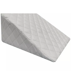 Cotton Bed Wedge Pillow for Back and Leg Support - Acid Reflux - Comfort Design - Picture 1 of 5