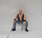 1999 Stone Cold Steve Austin figure - Bump-n-Bash Motorcycle (not included)- WWE