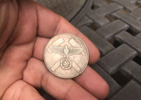 GERMAN WWII War Eagle mine defense COMMEMORATIVE COIN Cover