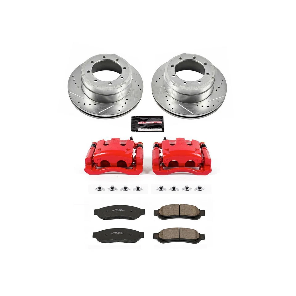 Kit de frenos de disco PowerStop - trasero - se adapta a Ford F-350 Super Duty 2010-2012, Ford F-4 Foto 1 de 4