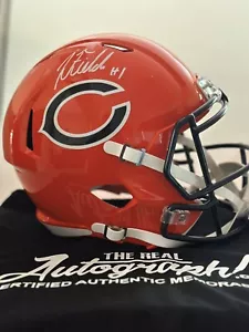 Justin Fields Autographed Bears Replica Full-Size Helmet - Picture 1 of 5
