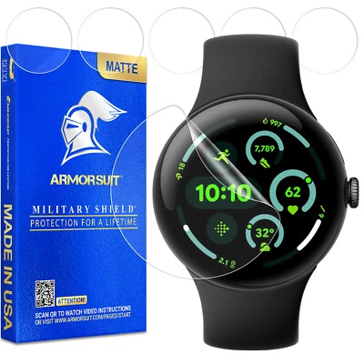 [Paquete de 6]Protector de pantalla ArmorSuit MilitaryShield para Google Pixel Watch 3 Foto 1 de 4