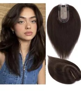 Hair Toppers for Women human hair 150% density 14in - Picture 1 of 8