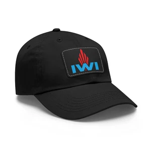 RARE! Eagle IWI-Inspired Design Best Dad Hat with Leather Patch - Picture 1 of 2